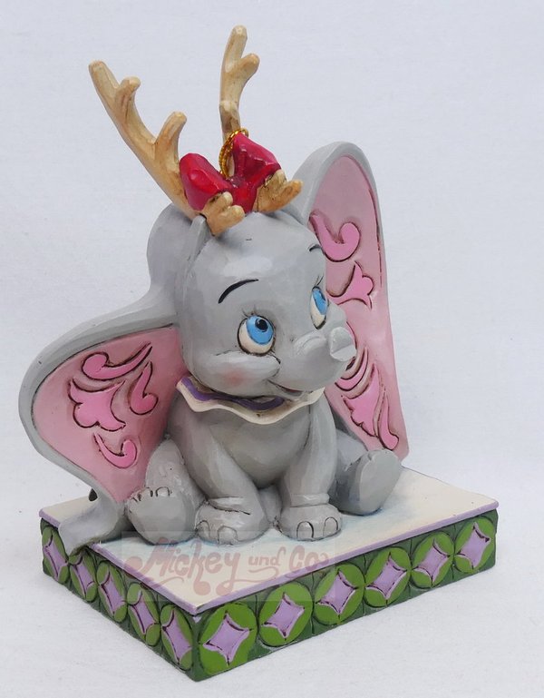 Disney Enesco Traditions Jim Shore : 6008985 Weihnachten Dumbo als Rentier