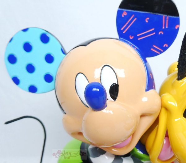 Disney Enesco Romro Britto: 6007094: Mickey & Pluto 90 Jahre Edition