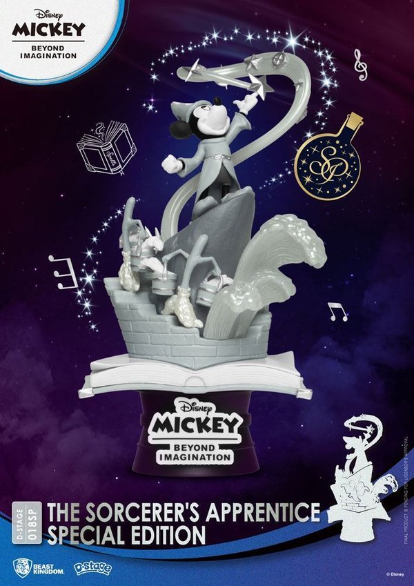 Micky Beyond Imagination D-Stage PVC Diorama The Sorcerer's Apprentice Special Edition 15 cm