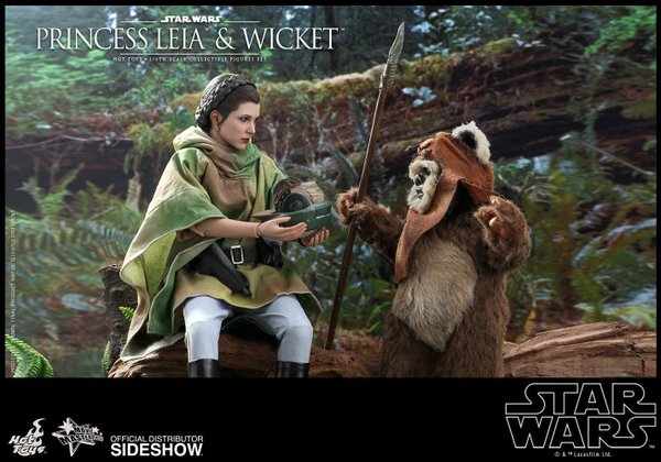 Star Wars Episode VI Movie Masterpiece Actionfiguren Doppelpack 1/6 Princess Leia & Wicket 15-27 cm