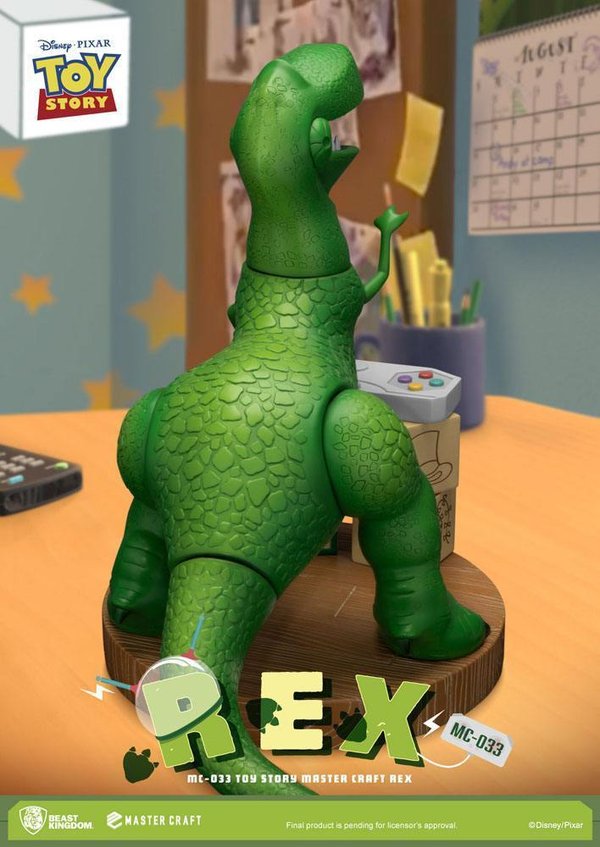 Disney Beast Kingdom Toy Story Master Craft Statue Rex 33 cm