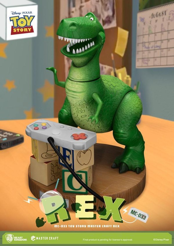 Disney Beast Kingdom Toy Story Master Craft Statue Rex 33 cm