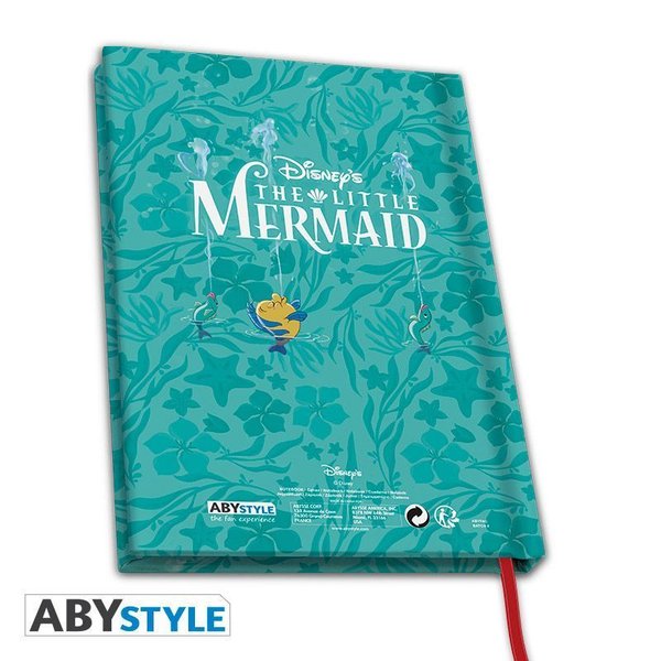 Disney ABYstyle Notebook / Notizheft A5 Hardcover : Arielle die Meerjungfrau