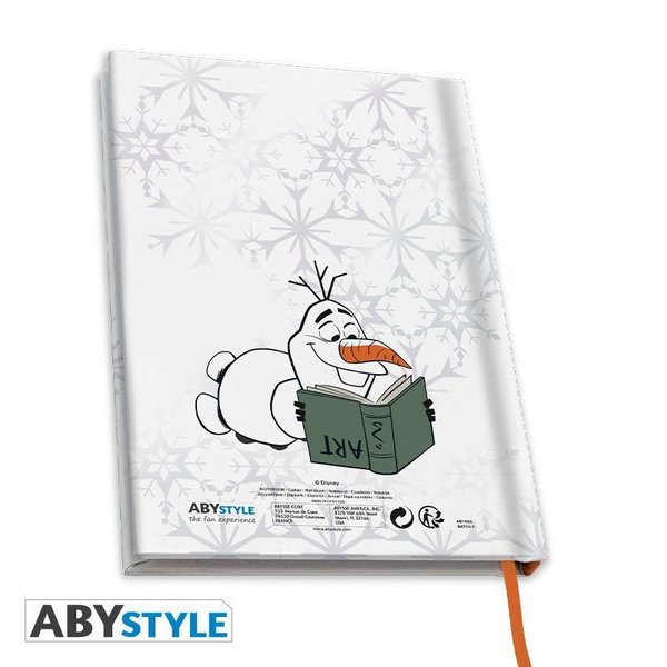 Disney ABYstyle Notebook / Notizheft A5 Hardcover : Eiskönigin / Frozen Olaf