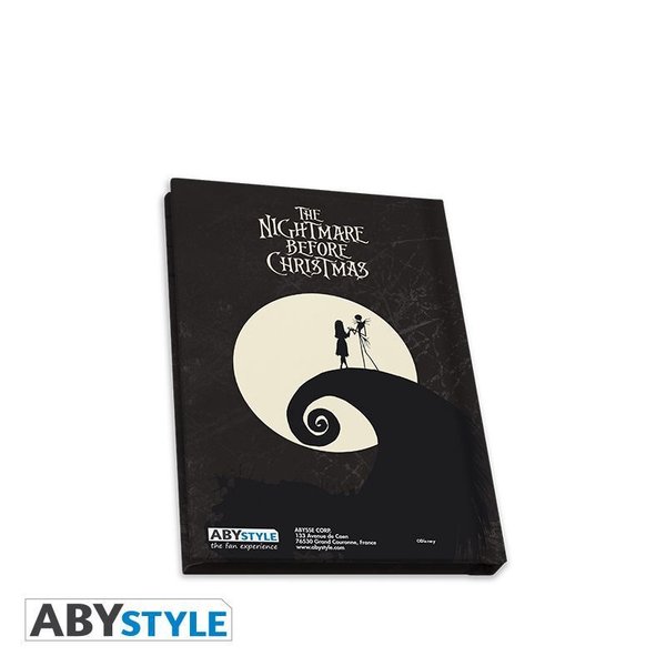 Disney ABYstyle Notebook / Notizheft A5 Hardcover : Nightmare before Christmas Glow in the Dark