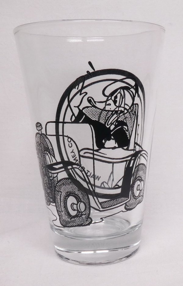 Disney Gedalabel Glas Trinkglas Vintage : Donald Duck