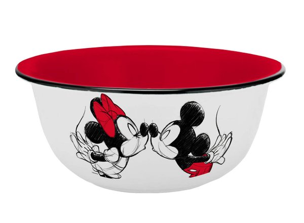 Disney Gedalabels Müslischale Mickey Kiss Sketch rot 600ml