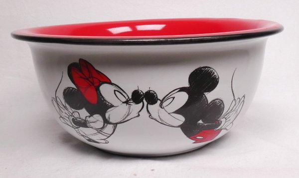 Disney Gedalabels Müslischale Mickey Kiss Sketch rot 600ml