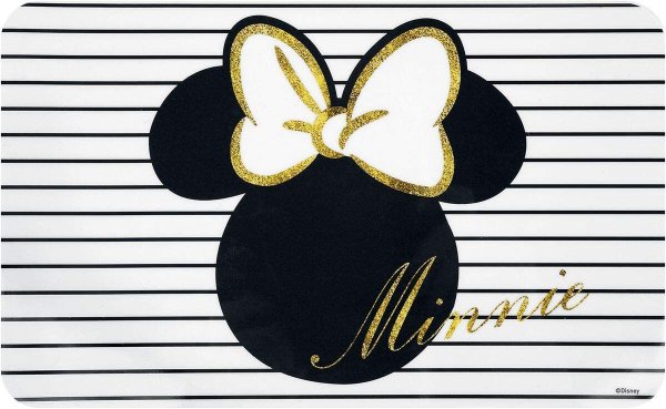 Disney Gedalabels Frühstücksbrettchen Minnie Mouse gold glitzer
