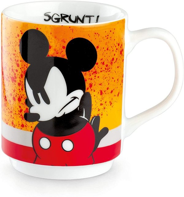 Disney Egan Haushalt MUG Tasse Pott Kaffeetasser : Mickey Mouse orange