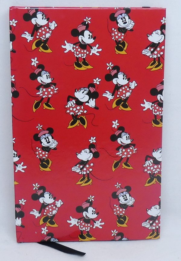 Disney Karactermania Notitzbuch Notizheft Notitzblock : Minnie Mouse rot Hardcover