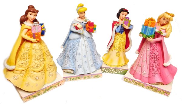 Disney Enesco Traditions Jim Shore Figur Christmas Prinzessin Set mit 6