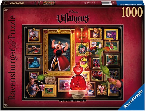 Ravensburger Puzzle  Disney´s Villainous 1000 Teile 15026 Queen of Hearts