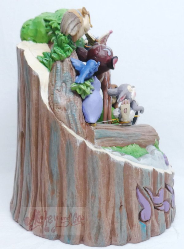 Disney Enesco Jim Shore Traditions 6010086 Bambi et ses amis sculptés par une figurine en forme de c