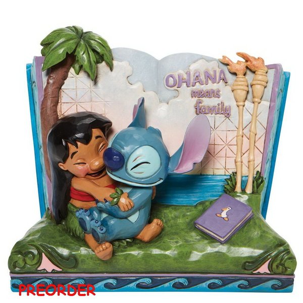 Disney Enesco Jim Shore Traditions 6010087 Livre d'histoires Lilo et Stitch