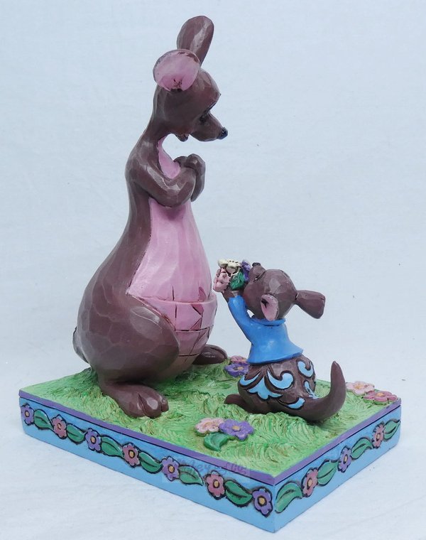 Disney Enesco Jim Shore Traditions 6010102 Figurine Roo donnant des fleurs de Kanga