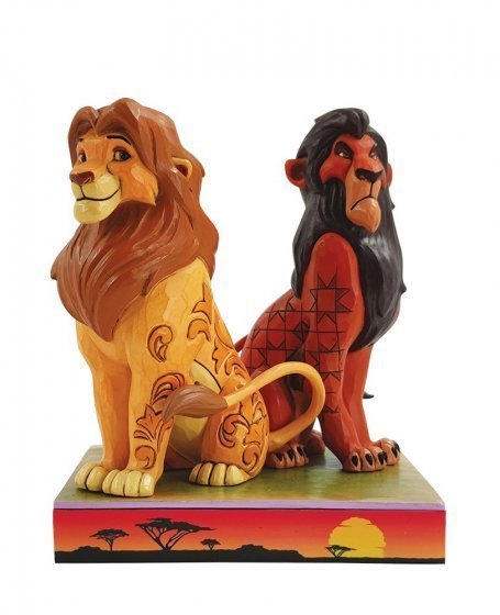 Simba & Narbe Figur  6010093  "Proud and Petulant" Dieses Stück von Jim Shore wagt sich in die afr