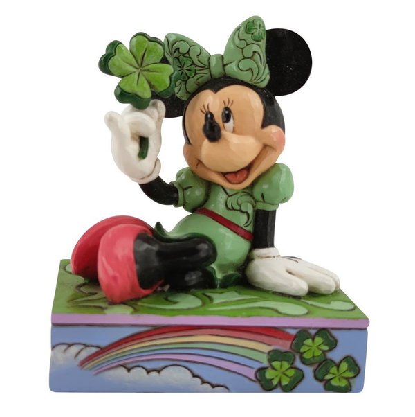 Disney Enesco Jim Shore Traditions 6010109 Figurine Minnie pour la Saint-Patrick