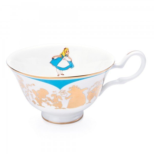 Disney Teetasse Tasse mit Untertasse English Ladies Alice im Wunderland DIAWCS16026