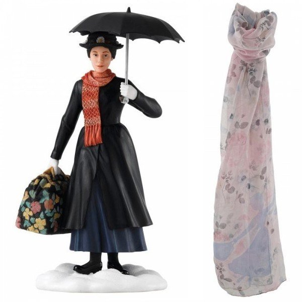 Enchanting Set Mary Poppins Figur &  Schal