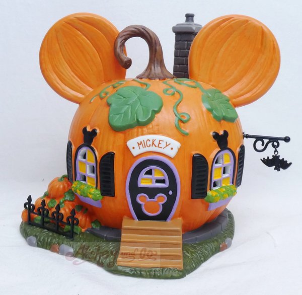 Disney Enesco Department 56 6007726 Mickey’s Pumpkintown House Halloween