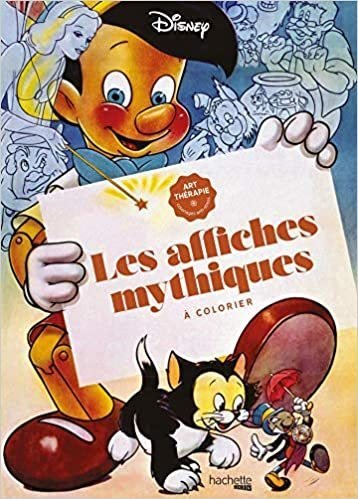 Disney Buch Hachette Ausmalbuch Les affiches mythiques à colorier