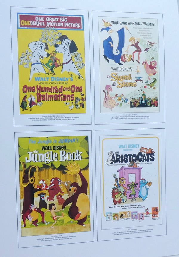 Disney Buch Hachette Ausmalbuch Les affiches mythiques à colorier