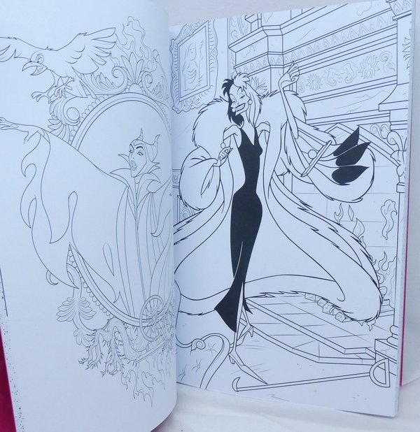 Disney Buch Hachette Ausmalbuch Art-thérapie Disney Méchants