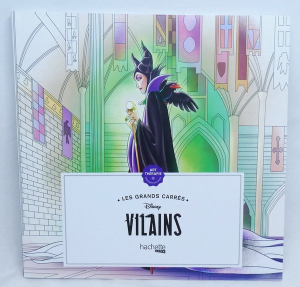 Disney Buch Hachette Ausmalbuch Les Grands carrés Disney Villains