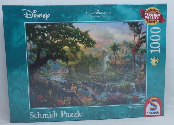Disney Puzzle Schmidt Thomas Kinkade 1000 Teile : 59473 Dschungelbuch