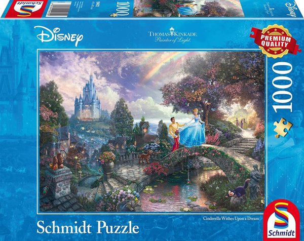 Disney Puzzle Schmidt Thomas Kinkade 1000 Teile : 59472 Cinderella