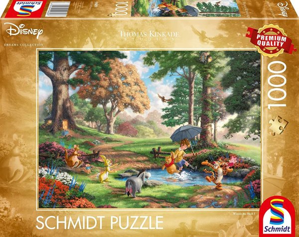 Disney Puzzle Schmidt Thomas Kinkade 1000 Teile : 59689 Winnie Pooh