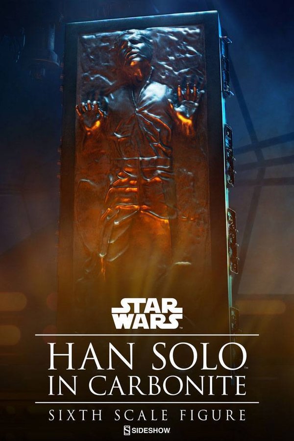 Star Wars Actionfigur 1/6 Han Solo in Karbonit 38 cm Sideshow