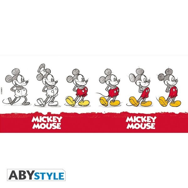 Disney ABYstyle Keramik Tasse MUG Becher  : Mickey Mouse Sketch