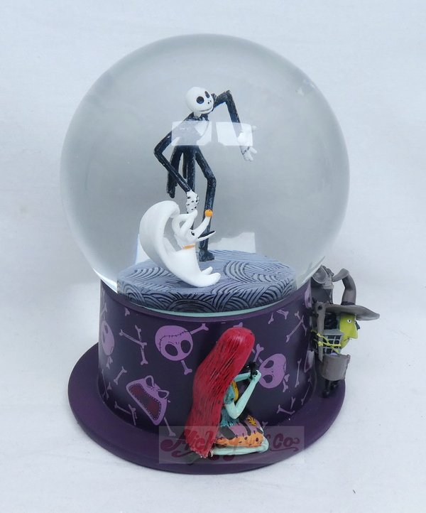 Disney Schneekugel Snow Globe : Nightmare before Christmas Jack & Zero