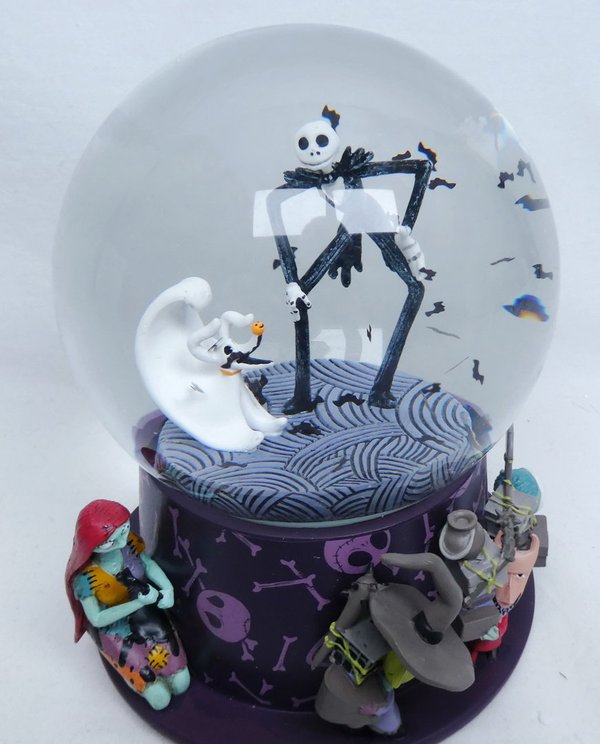 Disney Schneekugel Snow Globe : Nightmare before Christmas Jack & Zero
