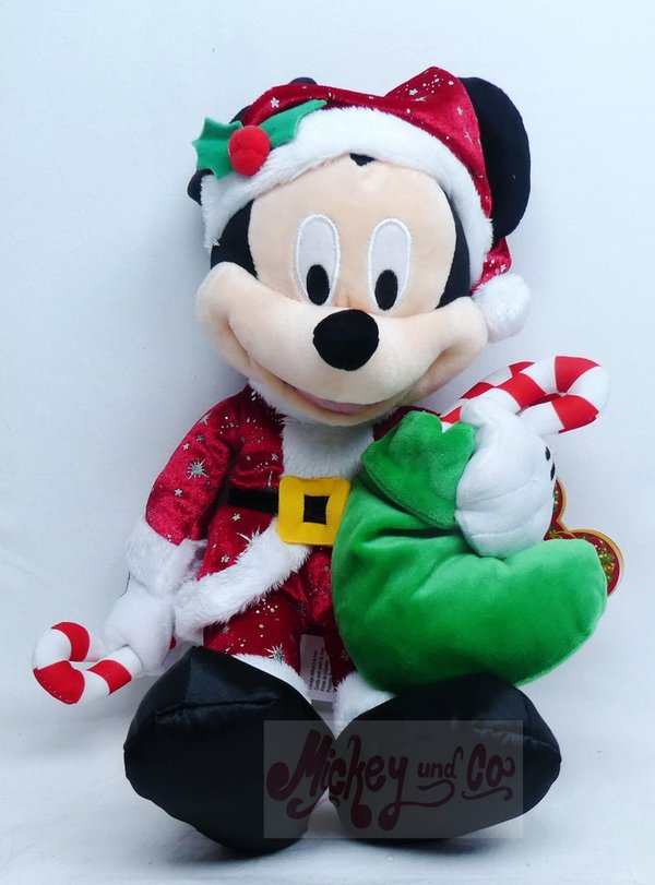 Disney Plüschtier 30 cm Weihnachtsmann Mickey Mouse 2021