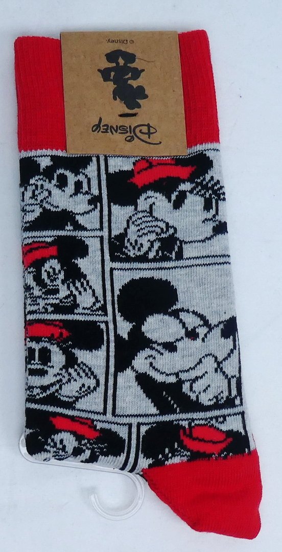 Disney Cerda Lifestyle Socken: Minnie Mouse Photogrmas grau/rot