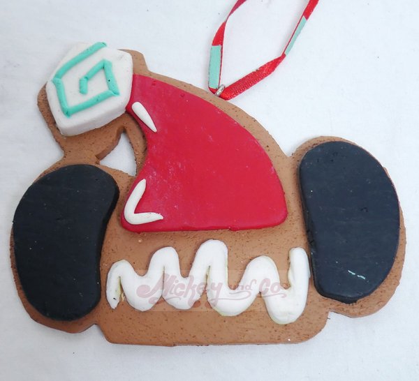 Disney Kurt S Adler Weihnachtsbaumschmuck Ornament Kugel : Mickey Hut Gingerbreadhead Ohren