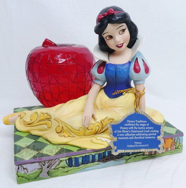 Disney Traditions Figur Jim Shore : 6010098 Prinzessinen mit Icon : Schneewittchen mit Apfel