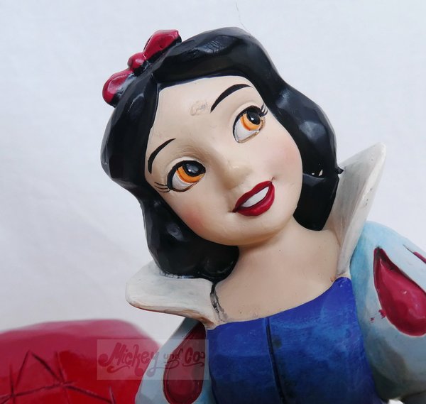 Disney Traditions Figur Jim Shore : 6010098 Prinzessinen mit Icon : Schneewittchen mit Apfel
