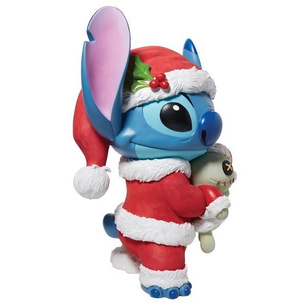 Disney Enesco Showcase Couture de Force : 6010734 Santa Stitch Statemant grande figurine Père Noël
