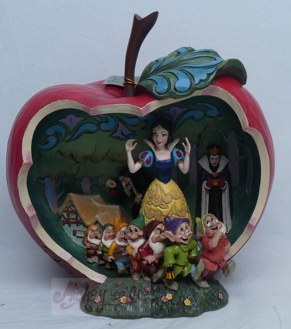 Disney Enesco Jim Shore Traditions: Snow White Apple Scene 6010881