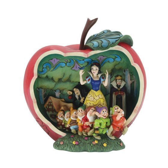 Disney Enesco Jim Shore Traditions: Snow White Apple Scene 6010881