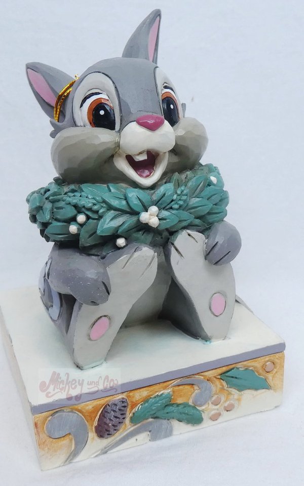 Disney Enesco Jim Shore Traditions: Christmas Weihnachten Klopfer Bambi Personality Figur 6010878