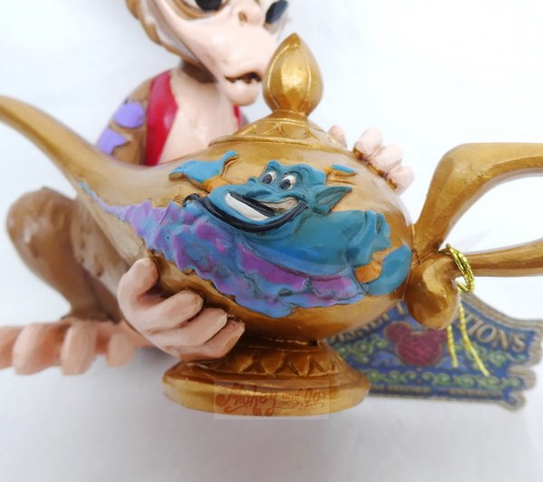 Disney Enesco Jim Shore Traditions: Abu mit Genie Lampe