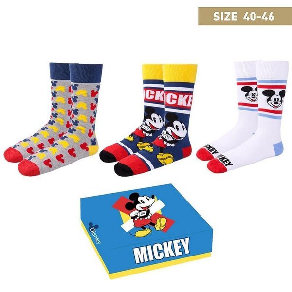 Disney Cerda Lifestyle Socken: 3er Set Mickey 40-46