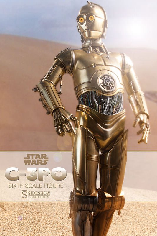 Disney Star Wars Sideshow Figur C-3PO 1:6