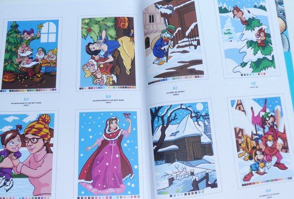Disney Buch Hachette Ausmalbuch  Winter