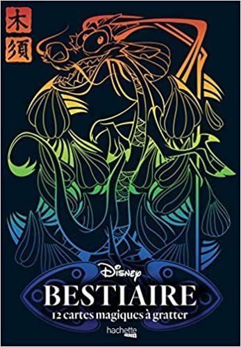 Disney Buch Hachette Ausmalbuch  " Bestien "